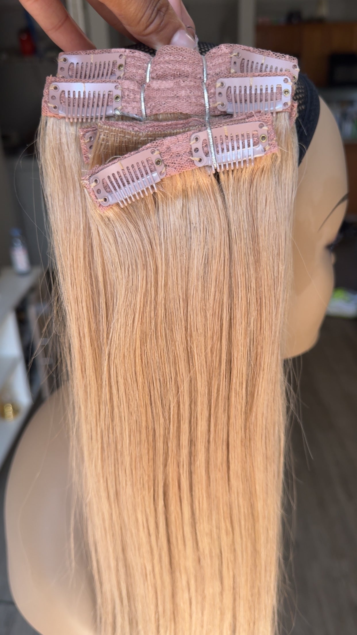 14 inch 7 PCS clip in extensions