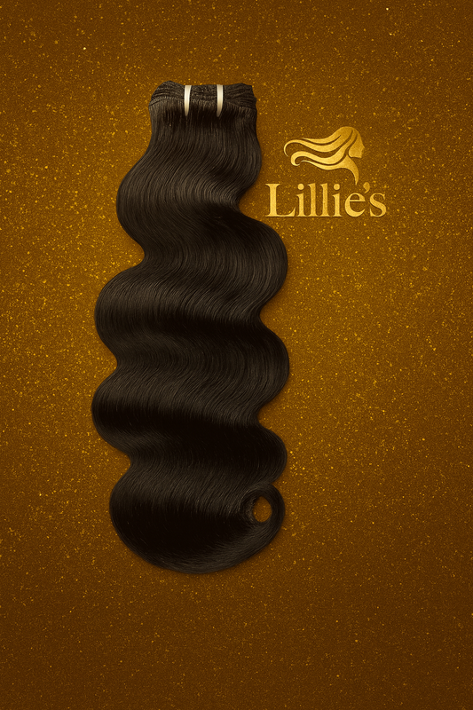Body wave human hair bundles